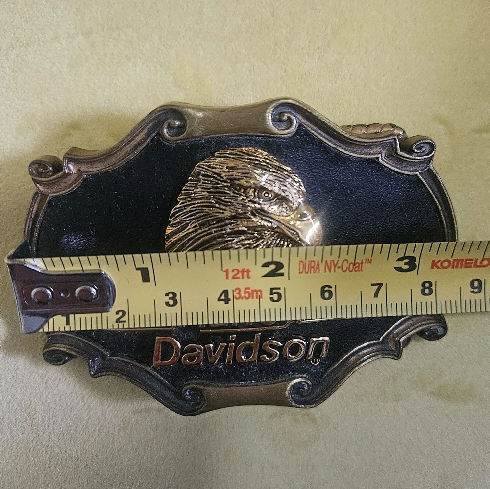 Harley Davidson Raintree 1978 75th Anniversary Vintsge Unisex Metal Belt Buckle - Picture 3 of 4